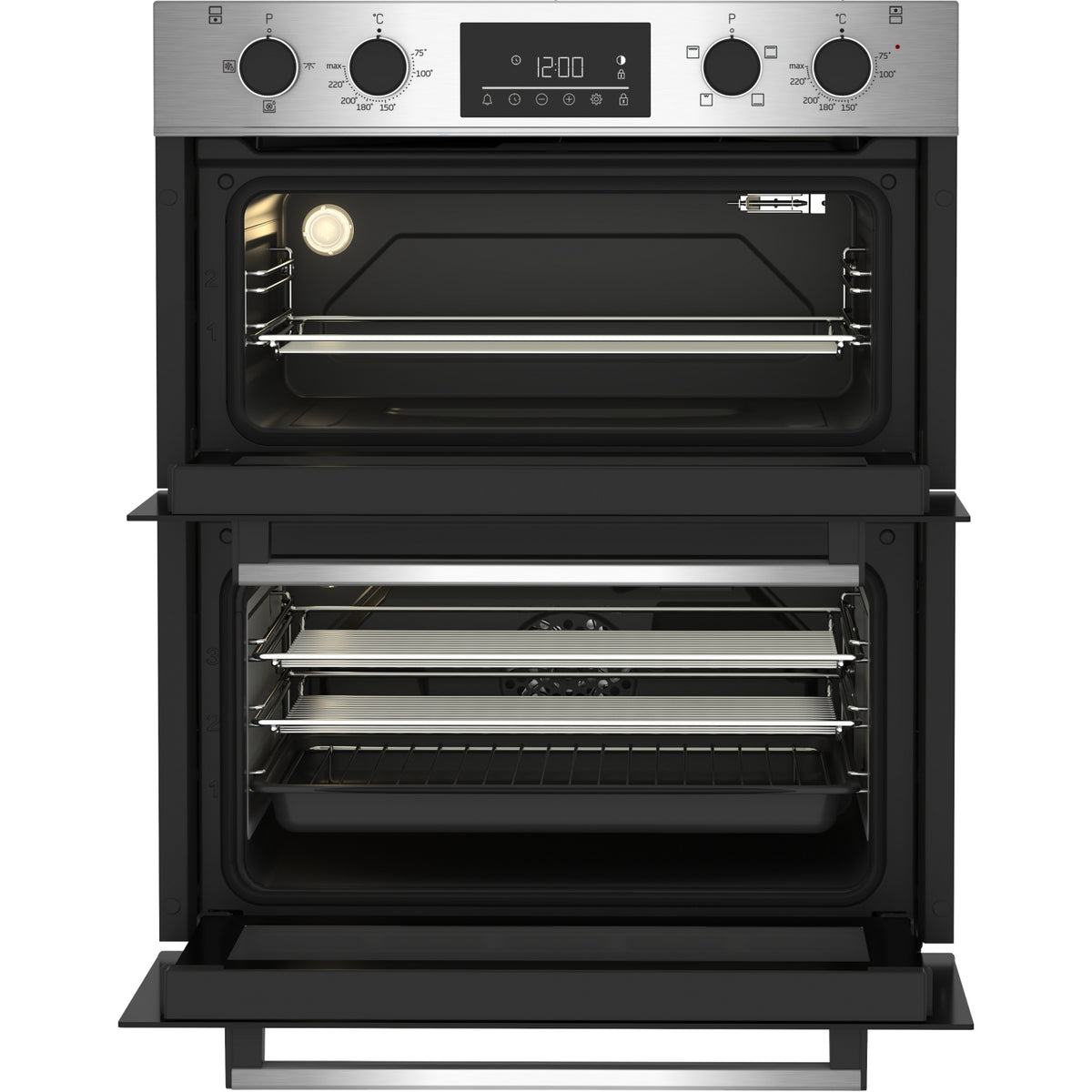 Beko CTFY22309X 59.4cm Built under Electric Double Oven - Stainless Steel