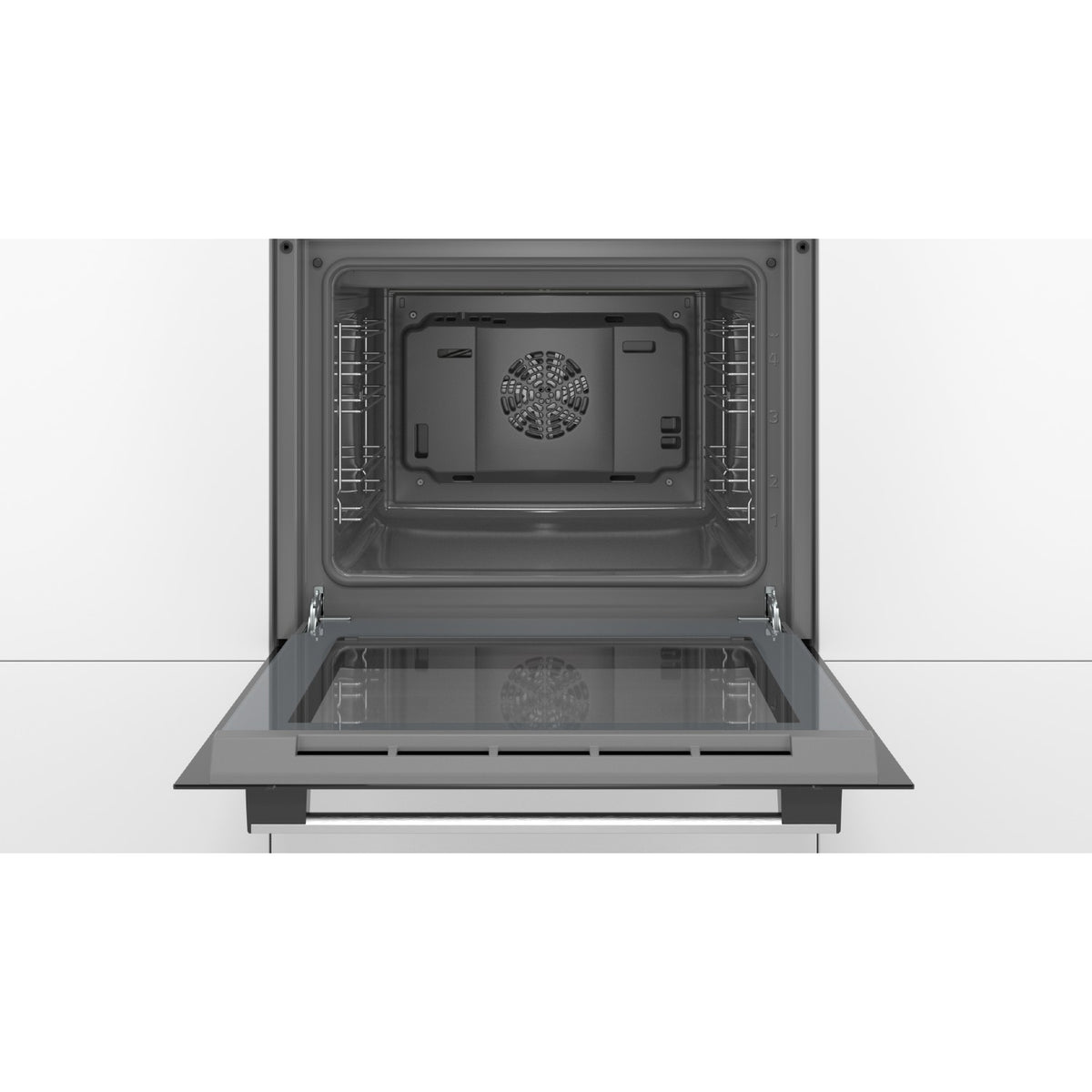 Bosch HHF113BA0B 59.4cm Built In Electric Single Oven With 3D Hot Air - Black
