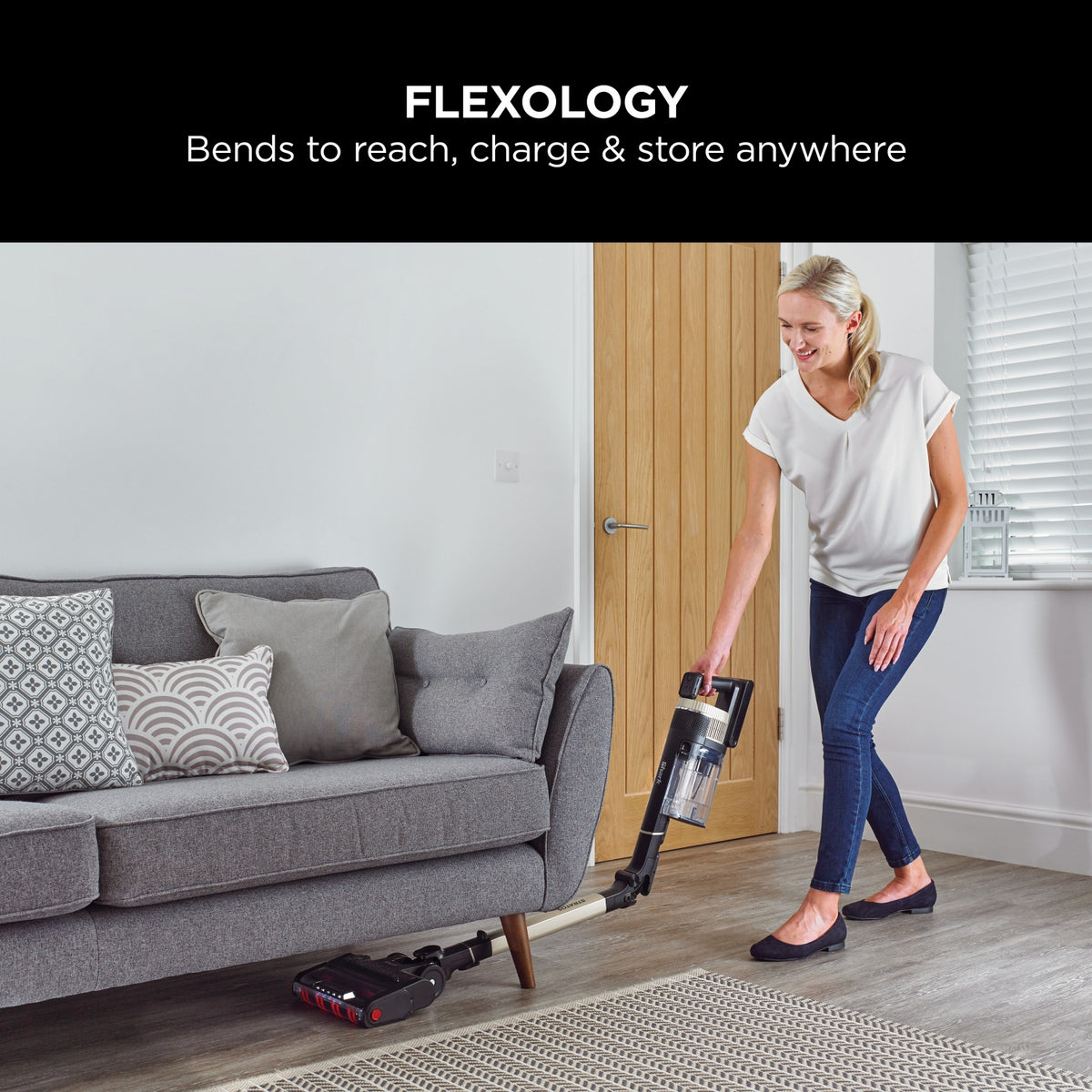 Shark IZ400UKT Stratos Cordless Stick Vacuum Cleaner - Pet Pro Model - 60 Minutes Run Time - Copper
