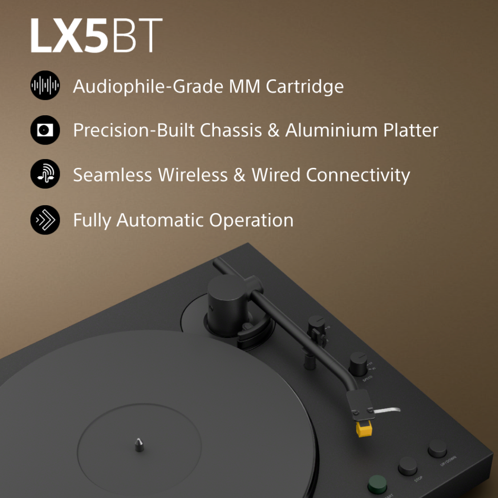 Sony PSLX5BT Bluetooth Turntable Record Player