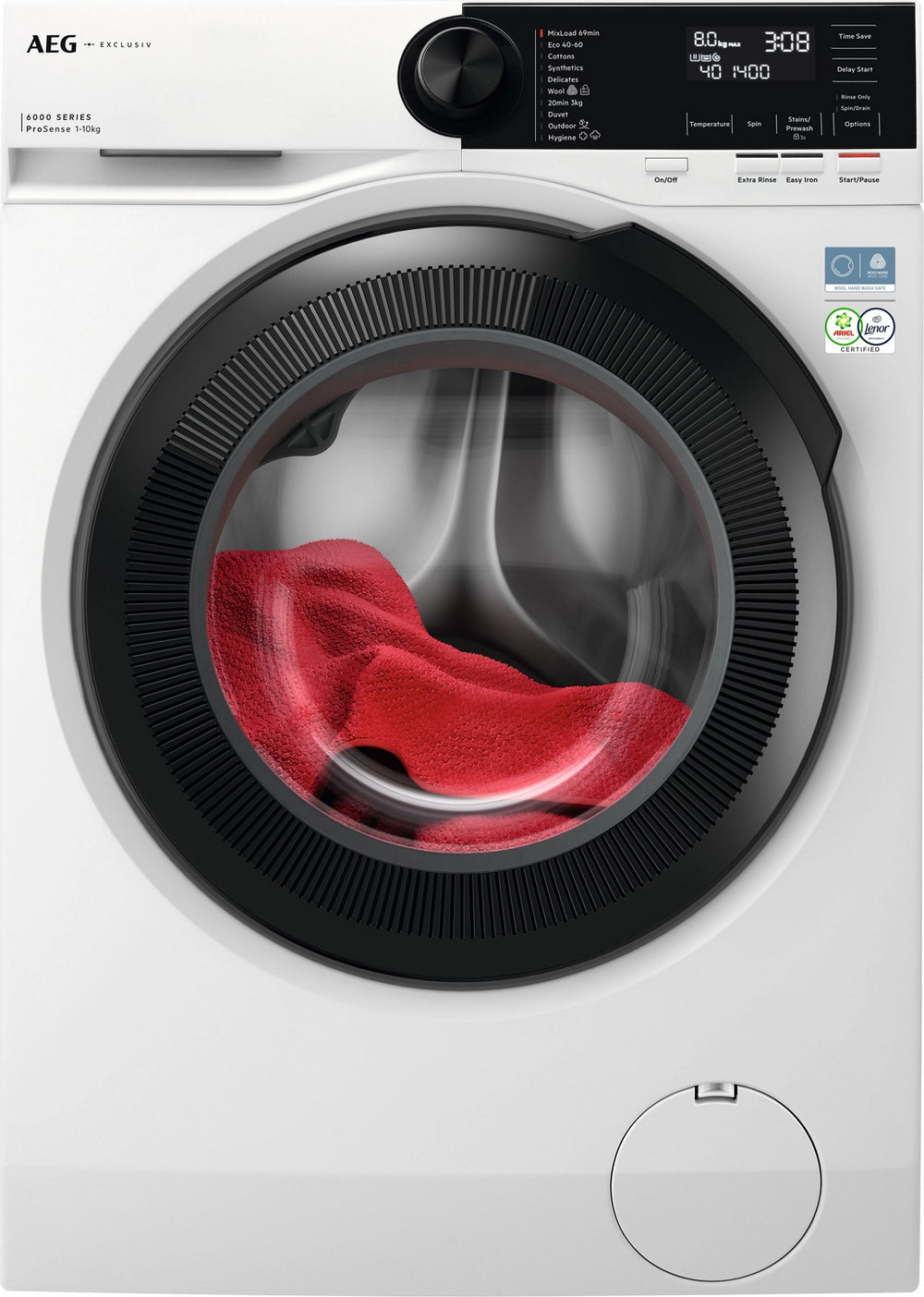 AEG LFR62144B 10kg 1400 Spin Washing Machine - White