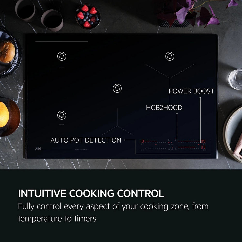 AEG SI84IB10FB 80cm Induction Hob - Black