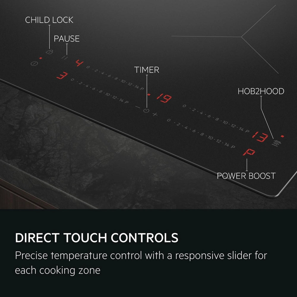AEG Exclusiv Line SO64IA0BIT 58cm Induction Hob - Black