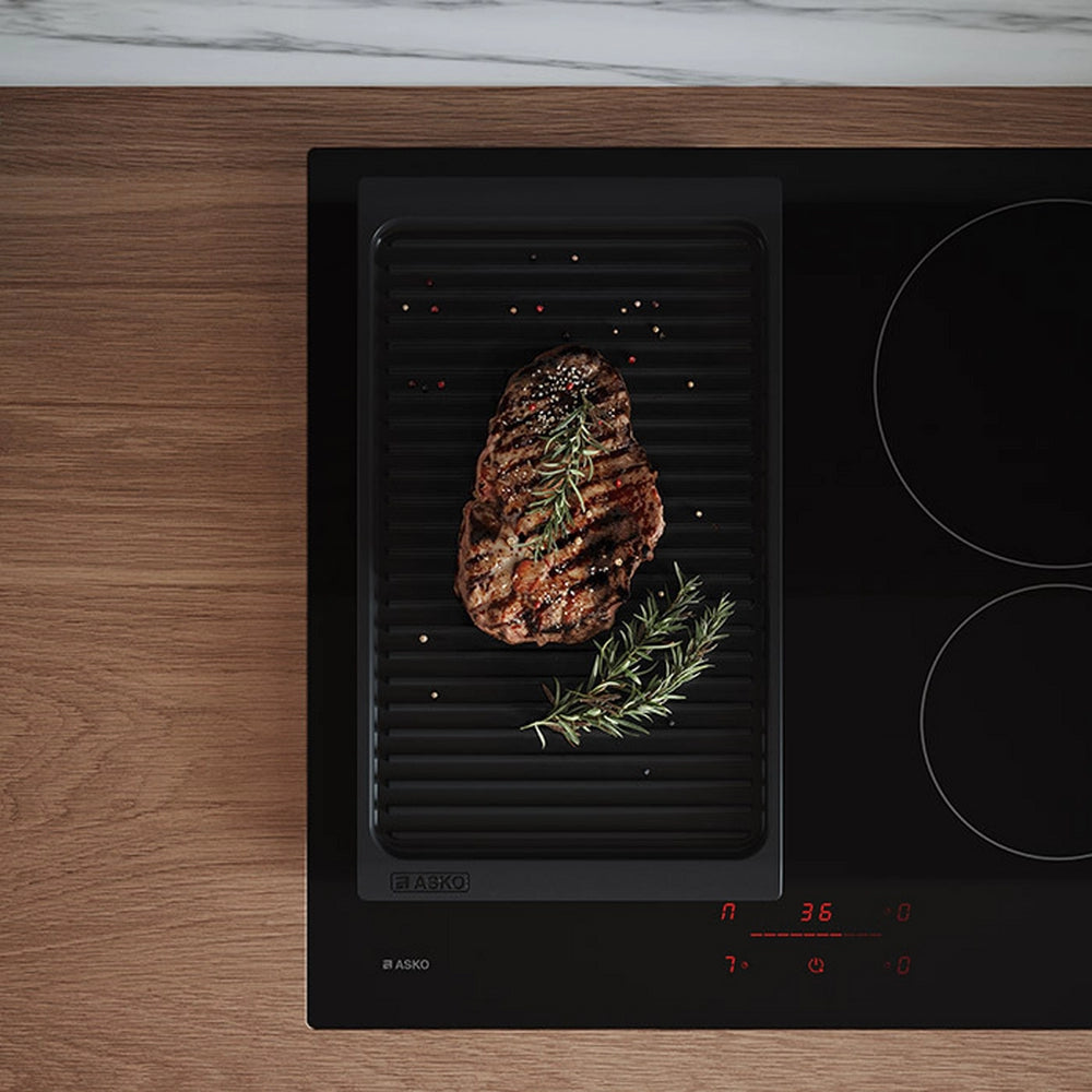 ASKO HIG89524BGB1 90cm 5 Zone Induction/Gas Hob - Black