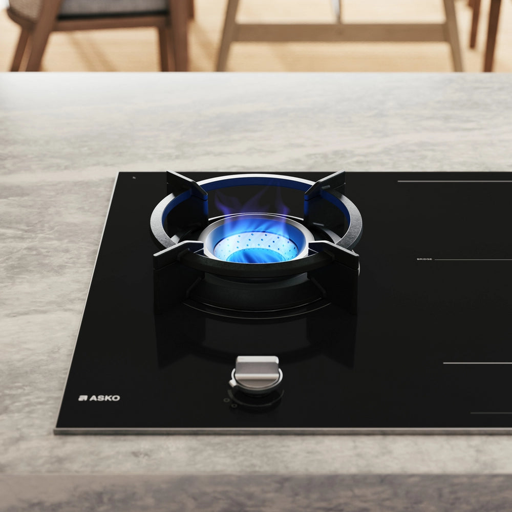 ASKO HIG89524BGB1 90cm 5 Zone Induction/Gas Hob - Black