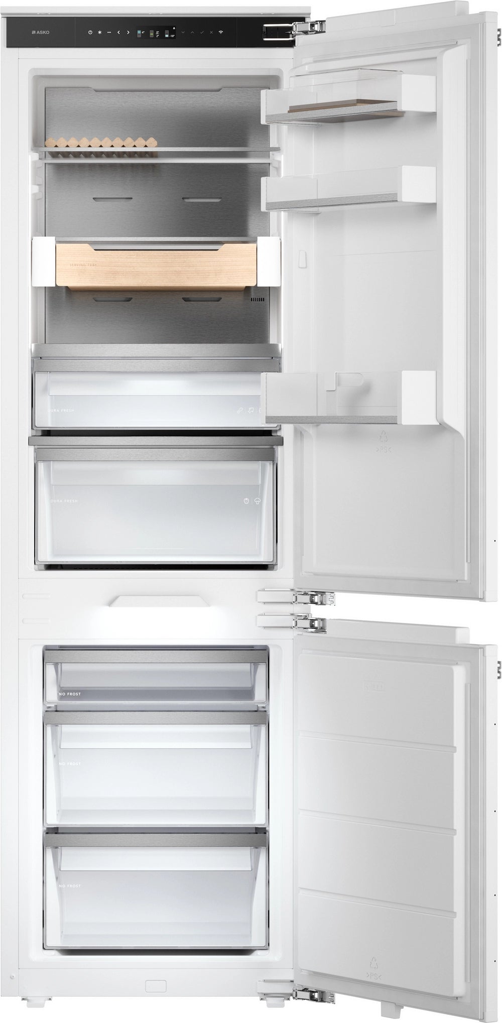 ASKO RBC576DNC1.UK 60/40 Integrated No Frost Fridge Freezer