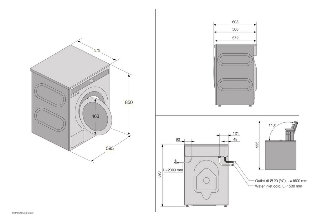 Asko T509HRW.UK 9kg Heat Pump Tumble Dryer - White