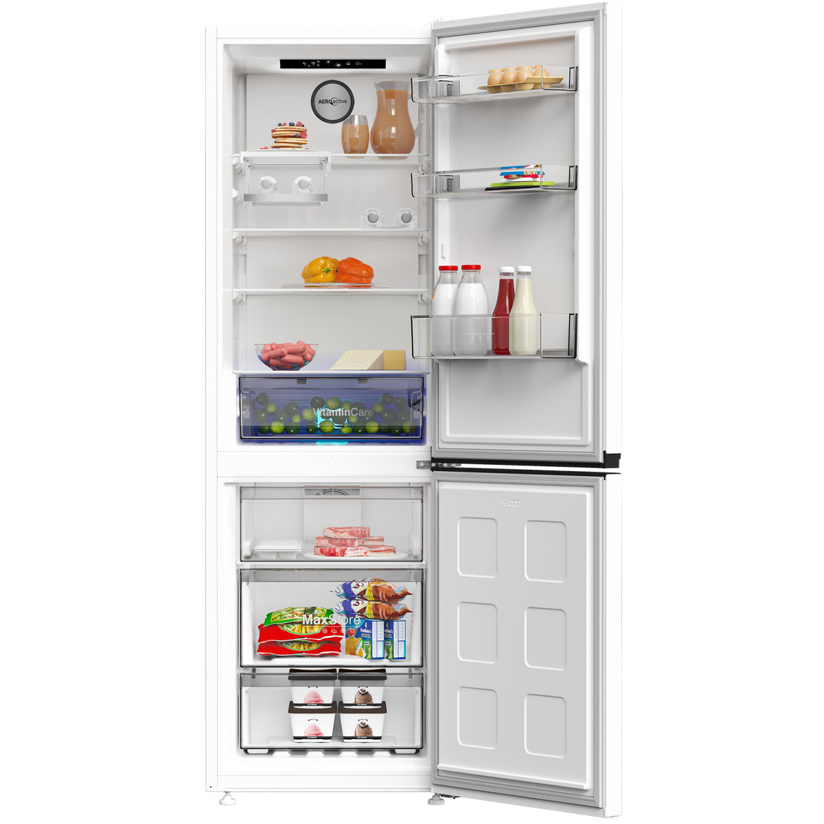 Blomberg KND23675V VitaminCare+ 59.5cm 60/40 Frost Free Fridge Freezer - White