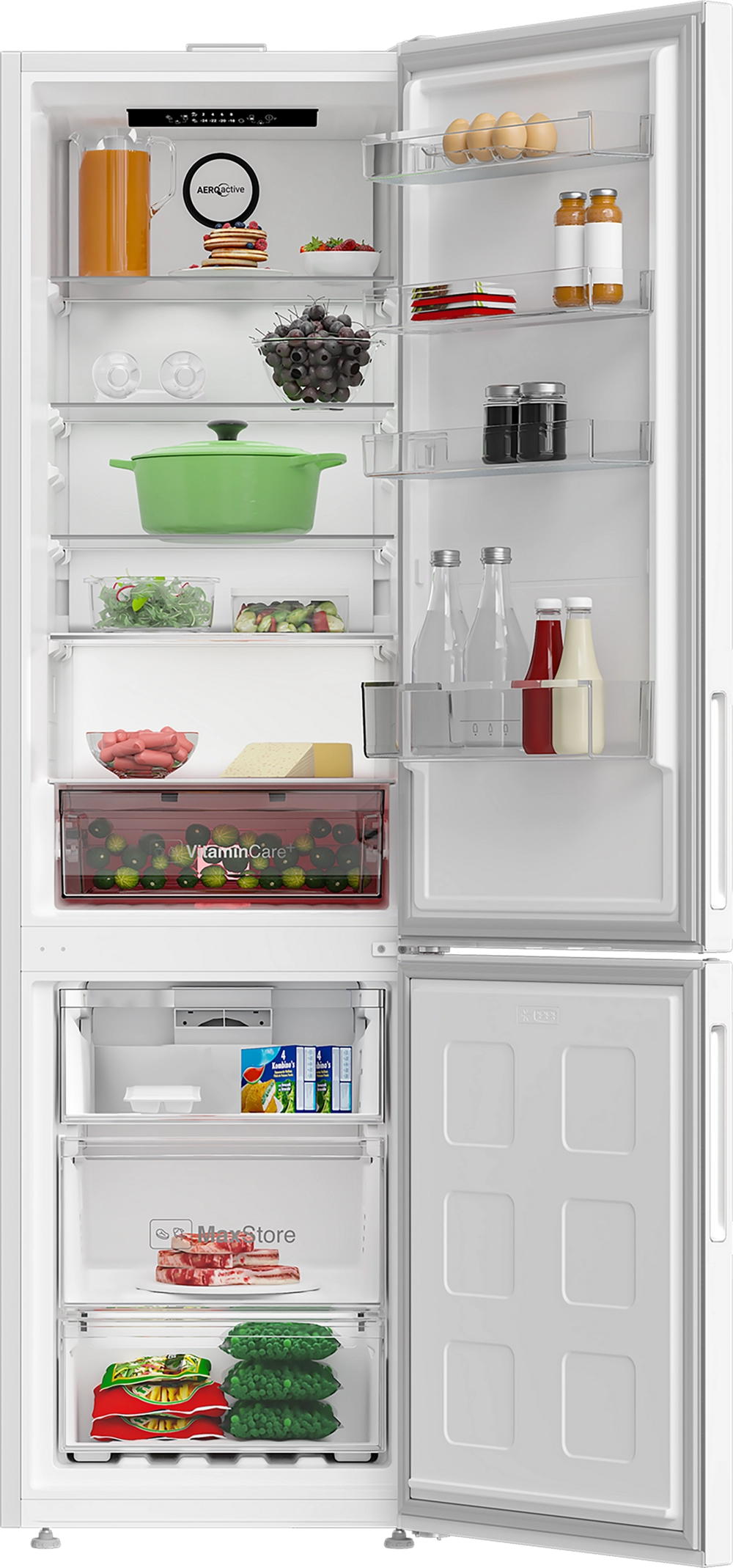 Blomberg KND24075V VitaminCare+ 59.5cm 70/30 Frost Free Fridge Freezer - White