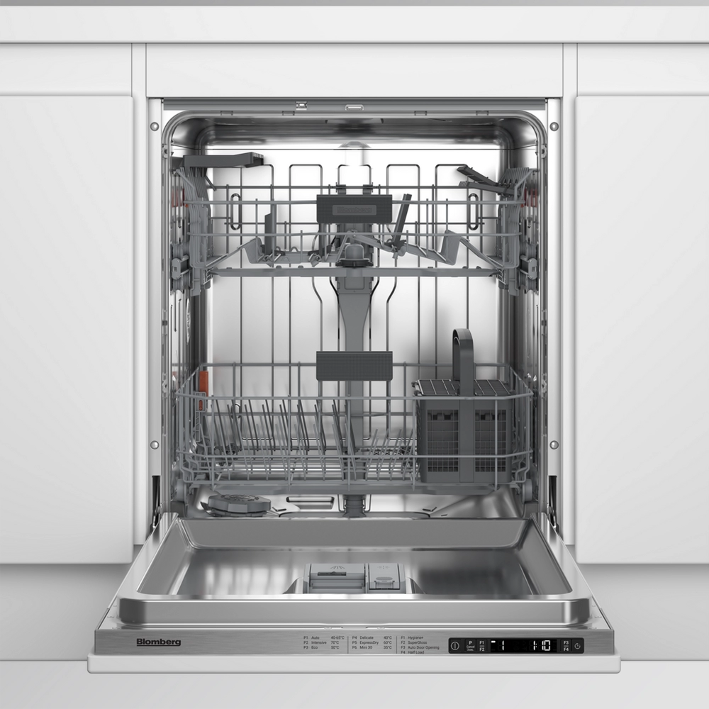 Blomberg LDV42420 Integrated Full Size Dishwasher with SuperGloss - Fixed Hinge - 14 Place Settings