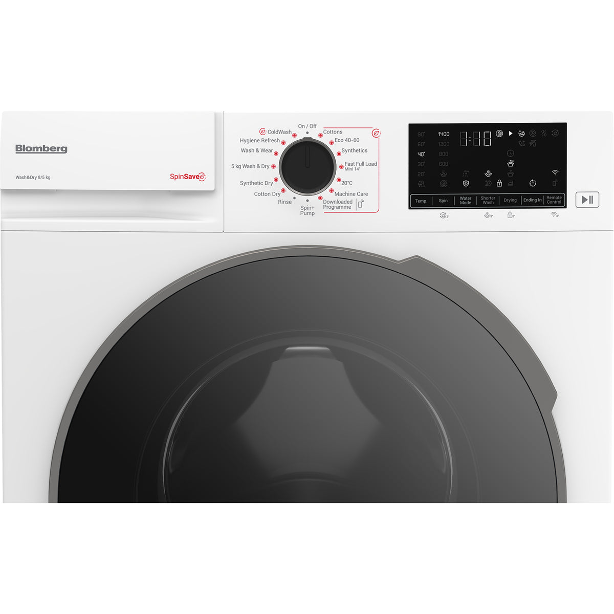 Blomberg LRF854311W 8kg/5kg 1400 Spin RecycledTub Washer Dryer - White