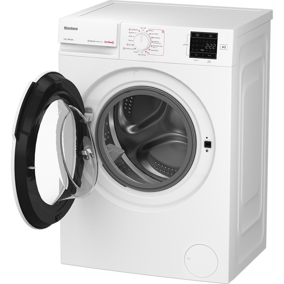 Blomberg LWA27461W 7kg 1400 Spin SpinSave Washing Machine - White