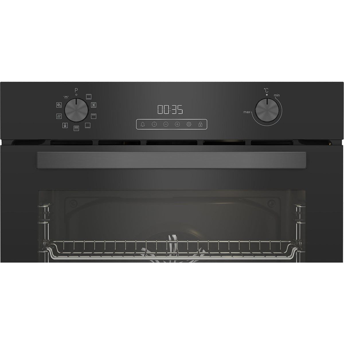 Blomberg AeroChef ROEN8232BP 60cm Built In Electric Single Oven - Black