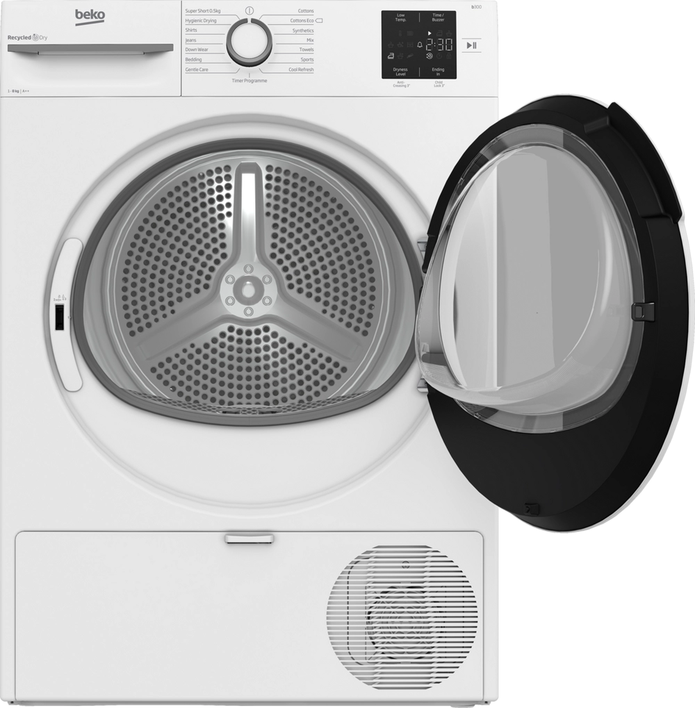 Beko BM3T3822NW 8kg Heat Pump Tumble Dryer - White