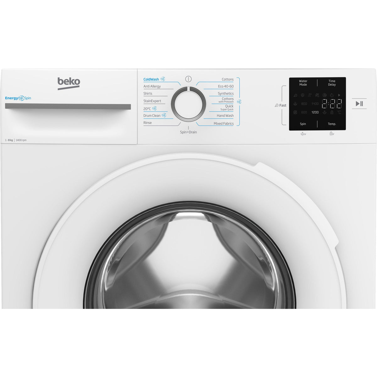 Beko BMN3WT3841W 8kg 1400 Spin EnergySpin Washing Machine - White