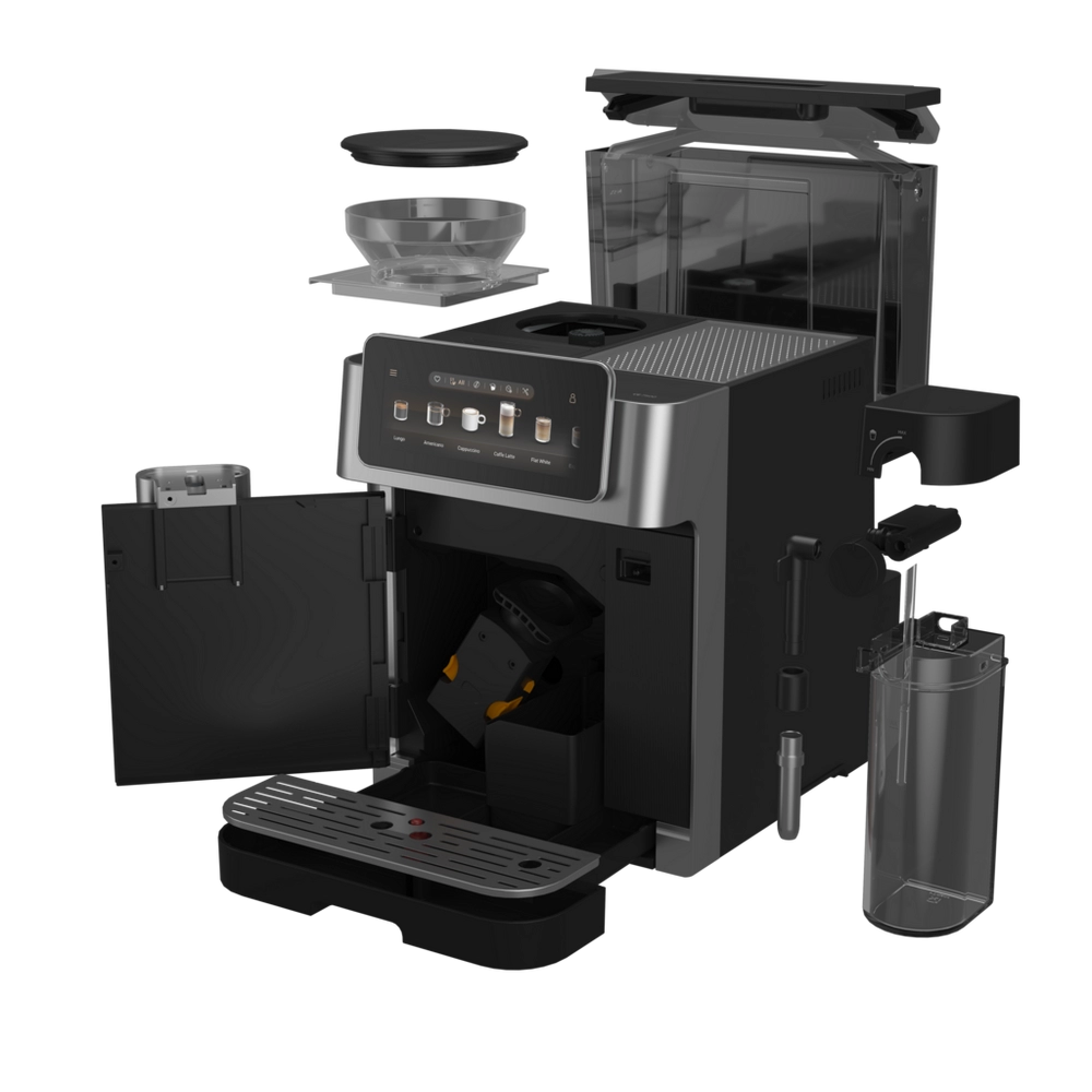 Beko CEG8564X CaffeExperto Series Espresso Machine with Integrated Grinder and Milk Cup - Silver
