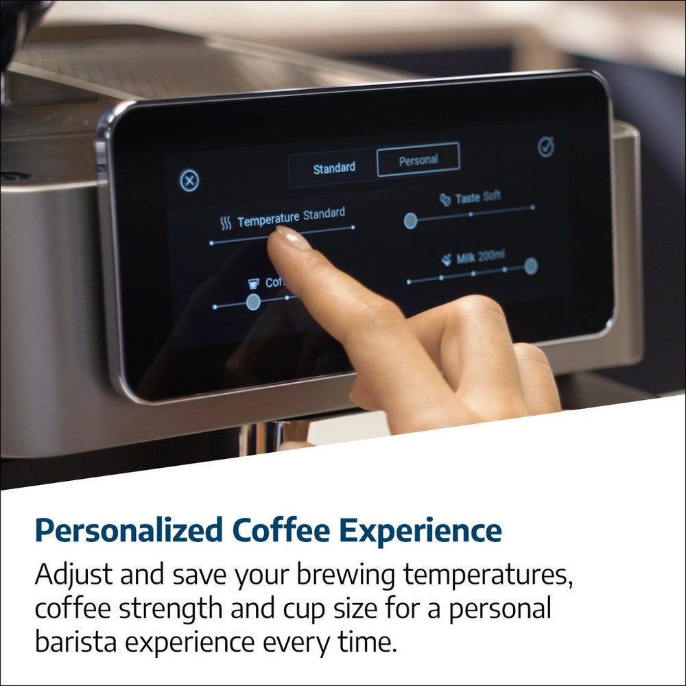 Beko CEG8564X CaffeExperto Series Espresso Machine with Integrated Grinder and Milk Cup - Silver