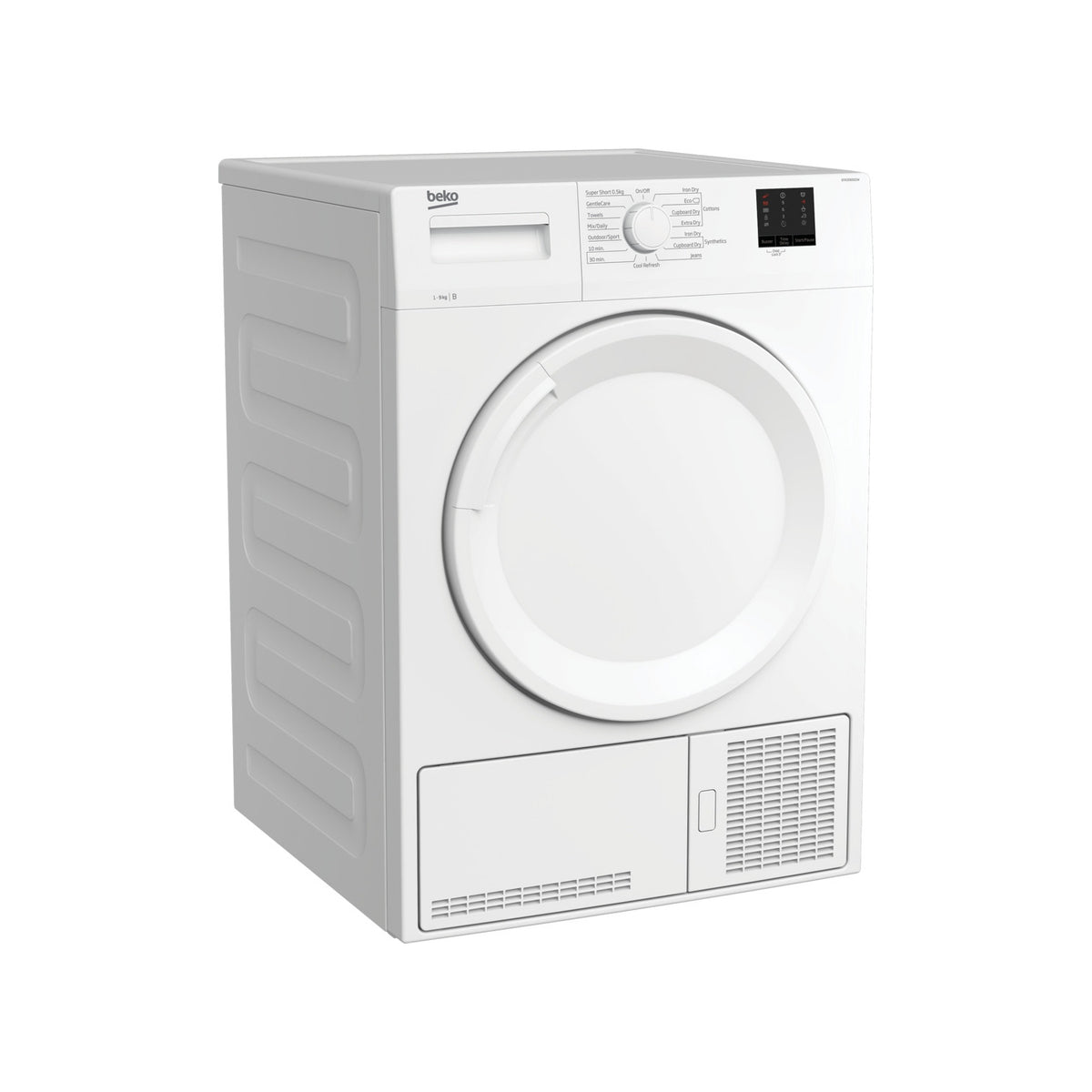 Beko DTKCE90021W 9kg Condenser Tumble Dryer with Sensor Programmes - White