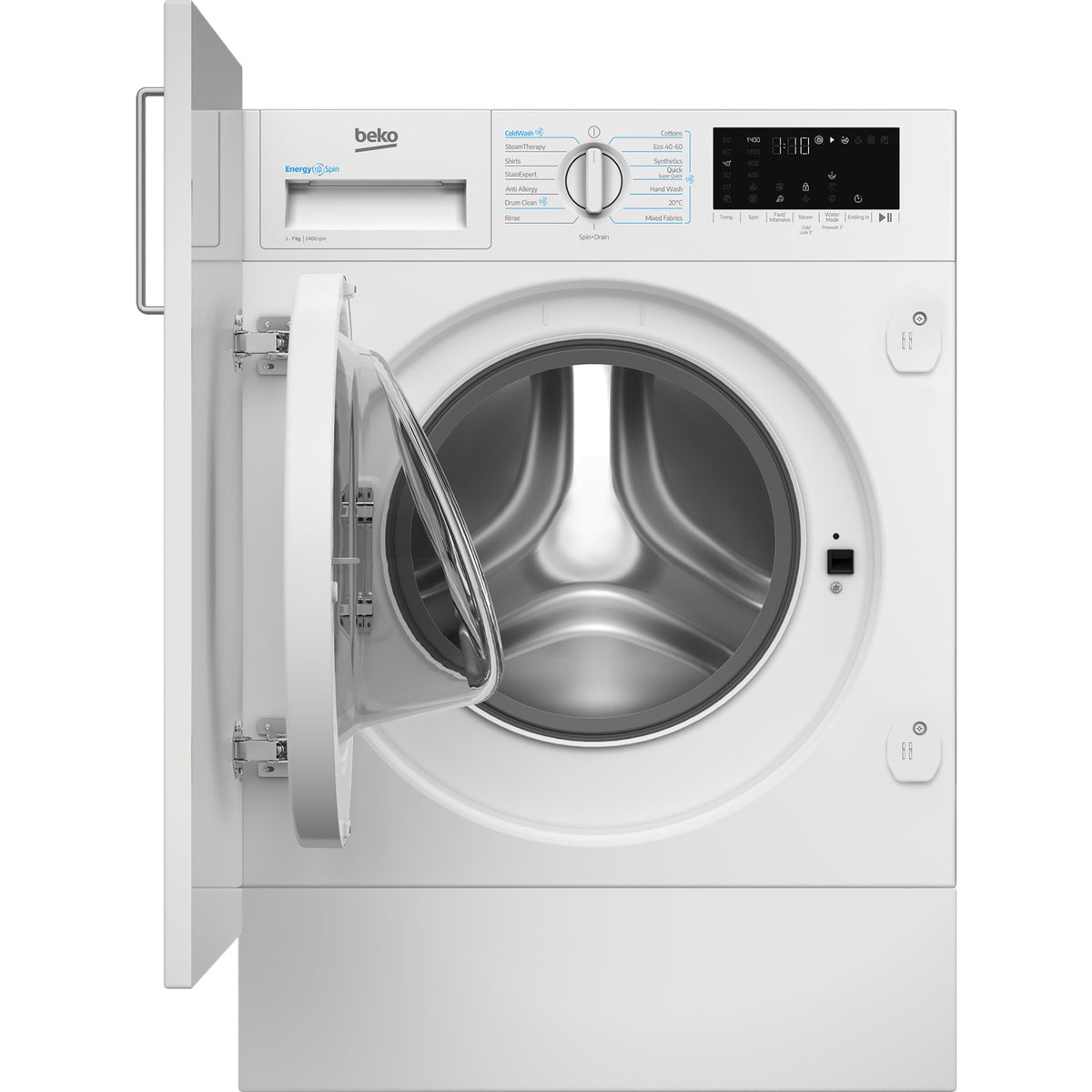 Beko WTIK741511 7kg 1400 Spin Integrated Washing Machine