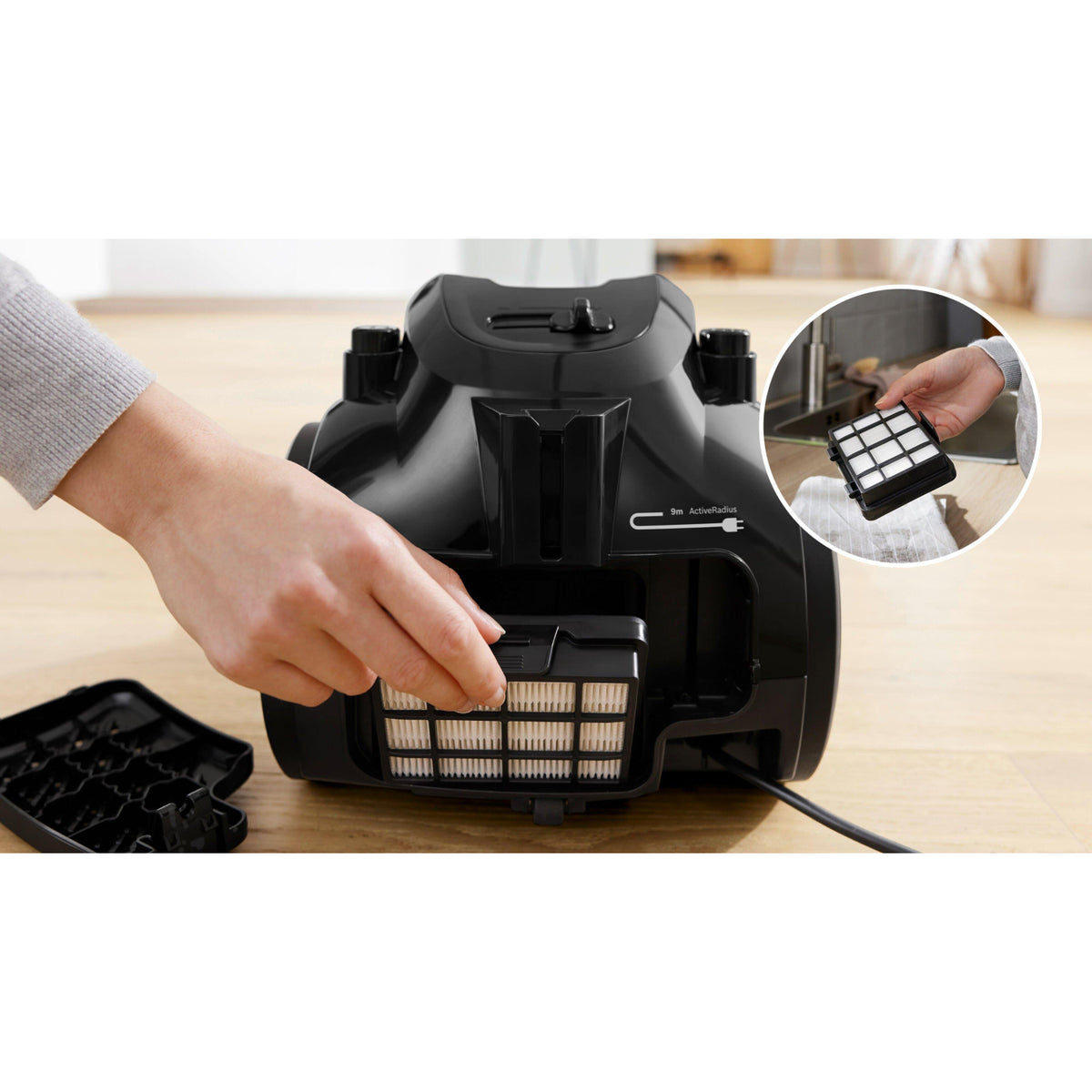 Bosch BGS05BA2GB Bagless Cylinder Vacuum Cleaner - Black