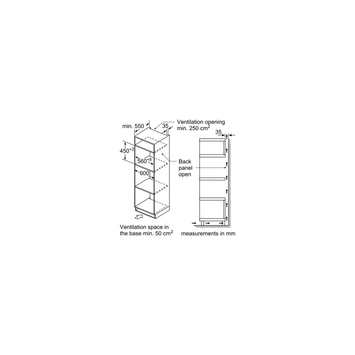 Bosch CMA583MS0B Series 4 Built-In Combination Microwave - Stainless Steel