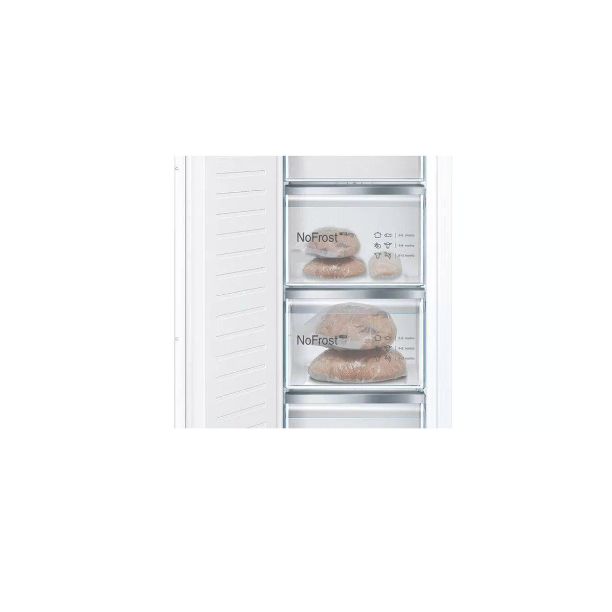 Bosch GIN81VEE0G 55.8cm Built In Total No Frost Freezer - White