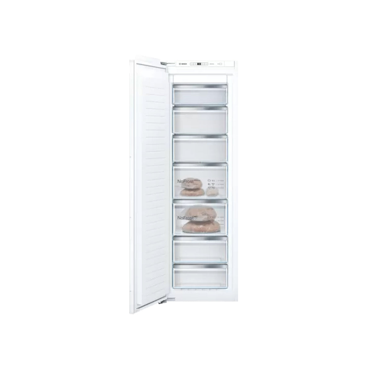Bosch GIN81VEE0G 55.8cm Built In Total No Frost Freezer - White