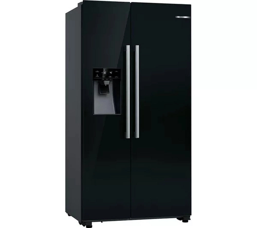 Bosch KAD93ABEP 70/30 Total No Frost, American Fridge-freezer - Black