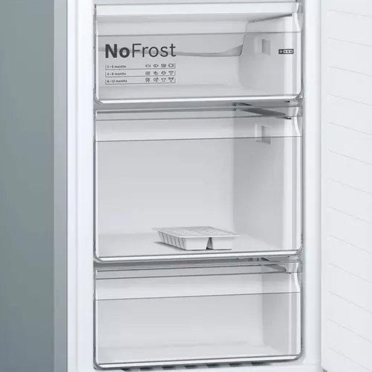Bosch KGN34NLEAG 60cm 50/50 Frost Free Fridge Freezer - Silver