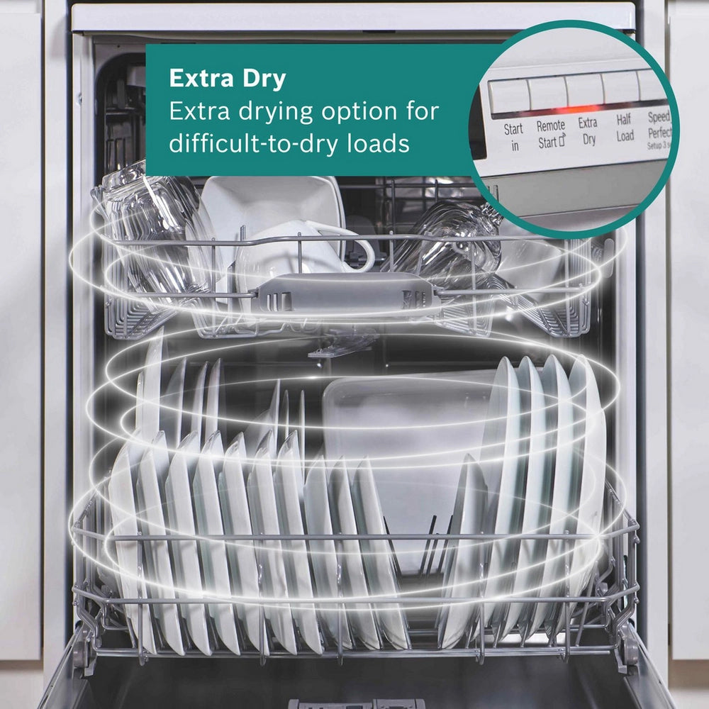 Bosch SMS2HVW06G Series 2 Dishwasher - White - 14 Place Settings