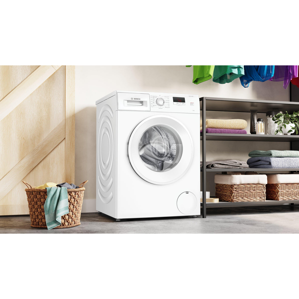 Bosch WGE03408GB 8kg 1400 Spin Washing Machine - White