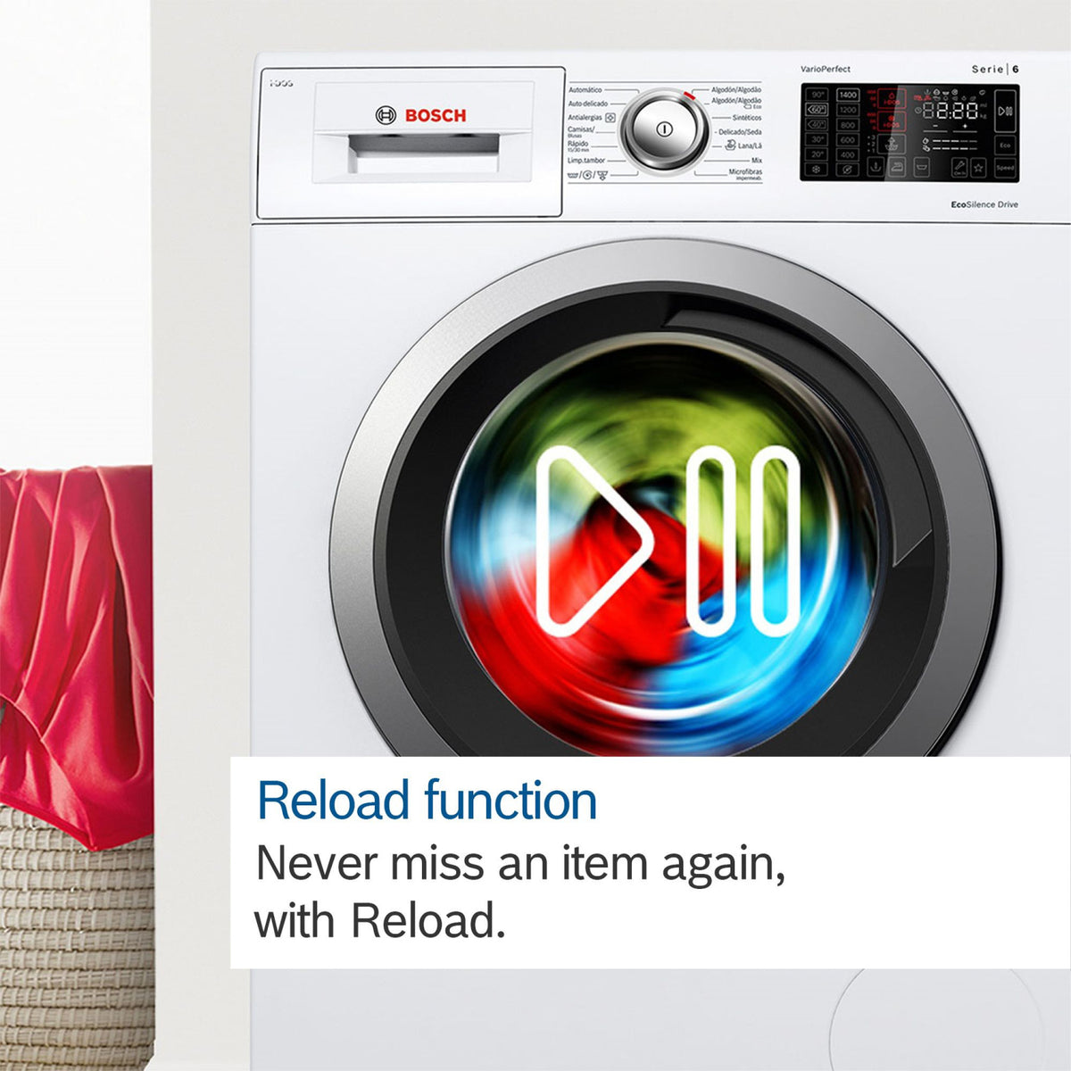 Bosch WGG254F1GB 10kg 1400 Spin Washing Machine - White