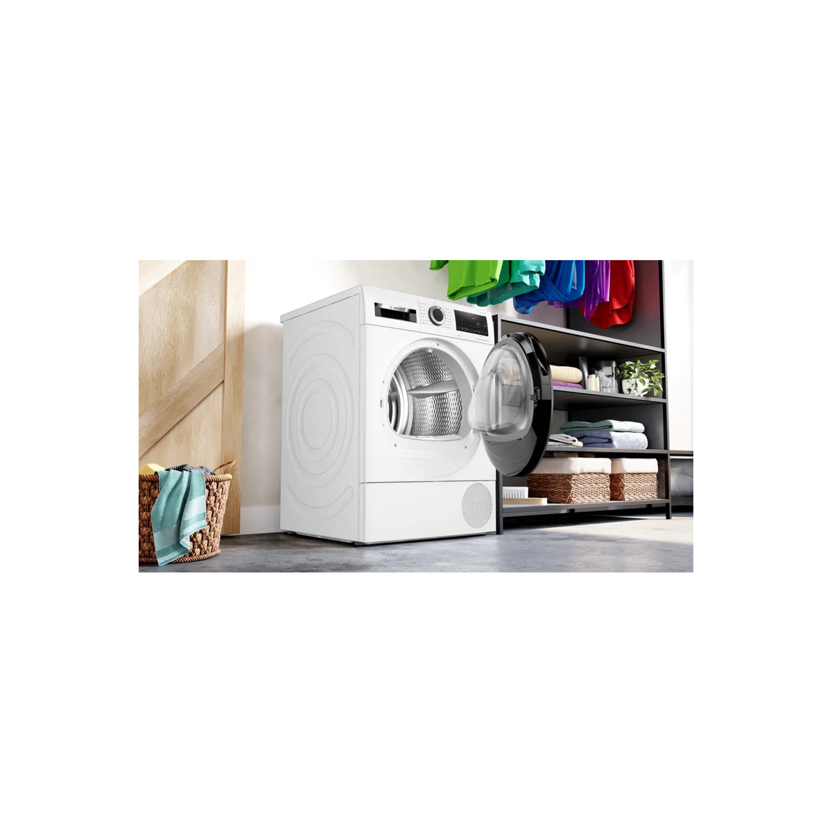 Bosch WQG24502GB 9kg Heat Pump Tumble Dryer - White