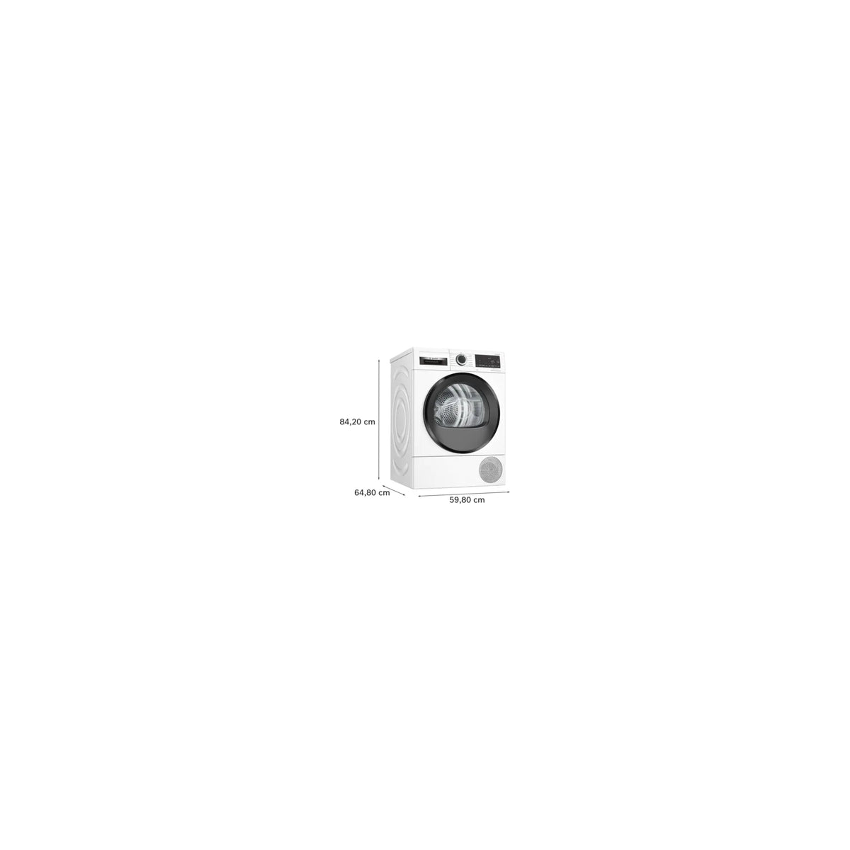 Bosch WQG24502GB 9kg Heat Pump Tumble Dryer - White