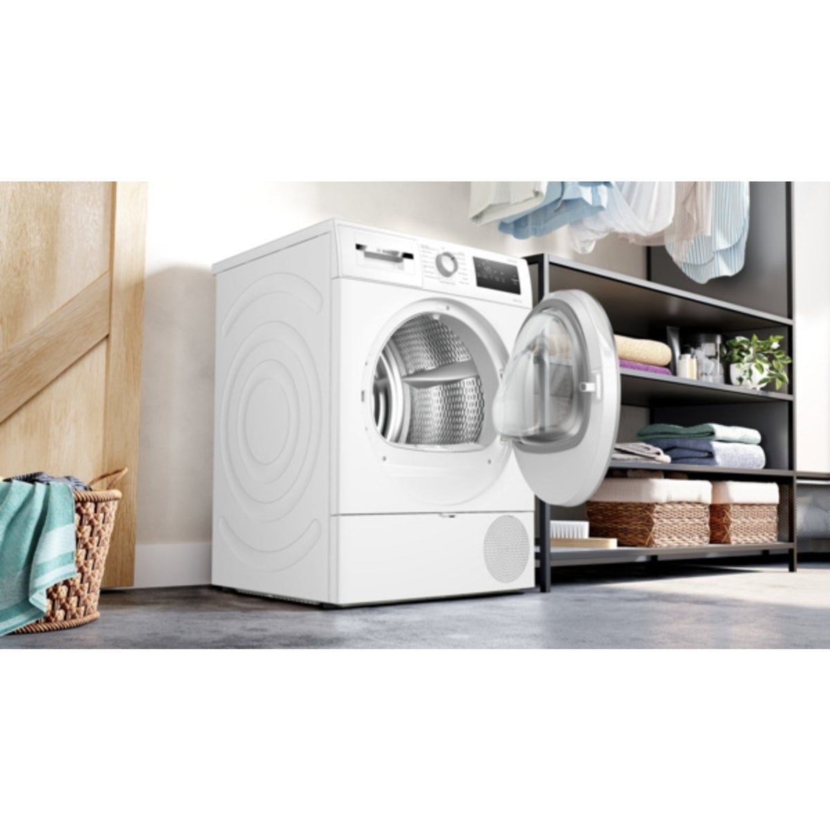 Bosch Series 4 WTH85226GB 8kg Heat Pump Tumble Dryer - White