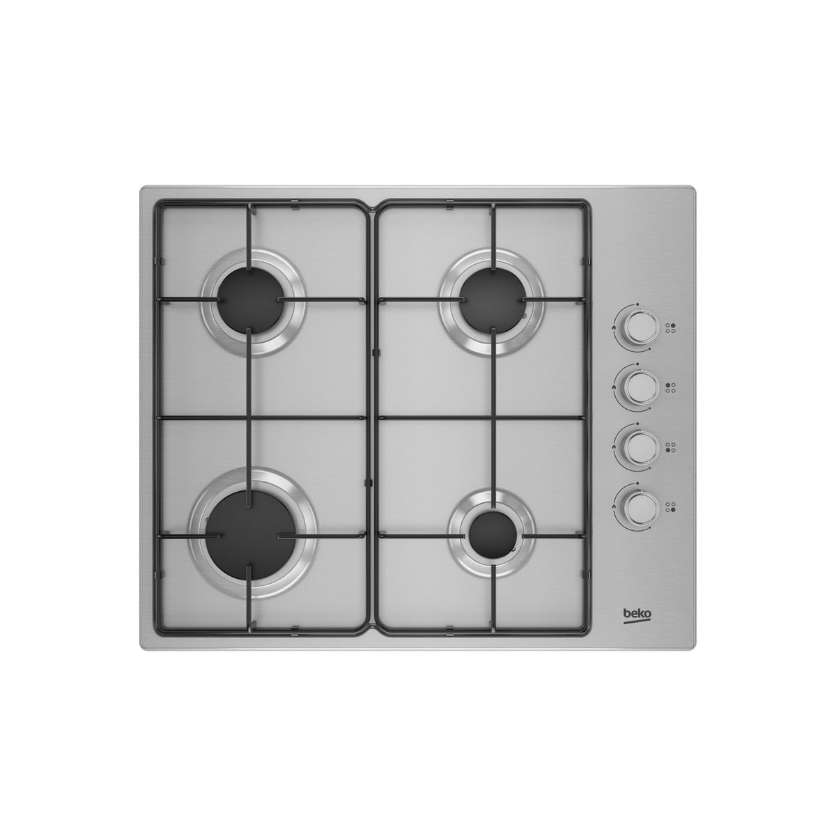 Beko CIHYG21SX 61cm Gas Hob - Stainless Steel