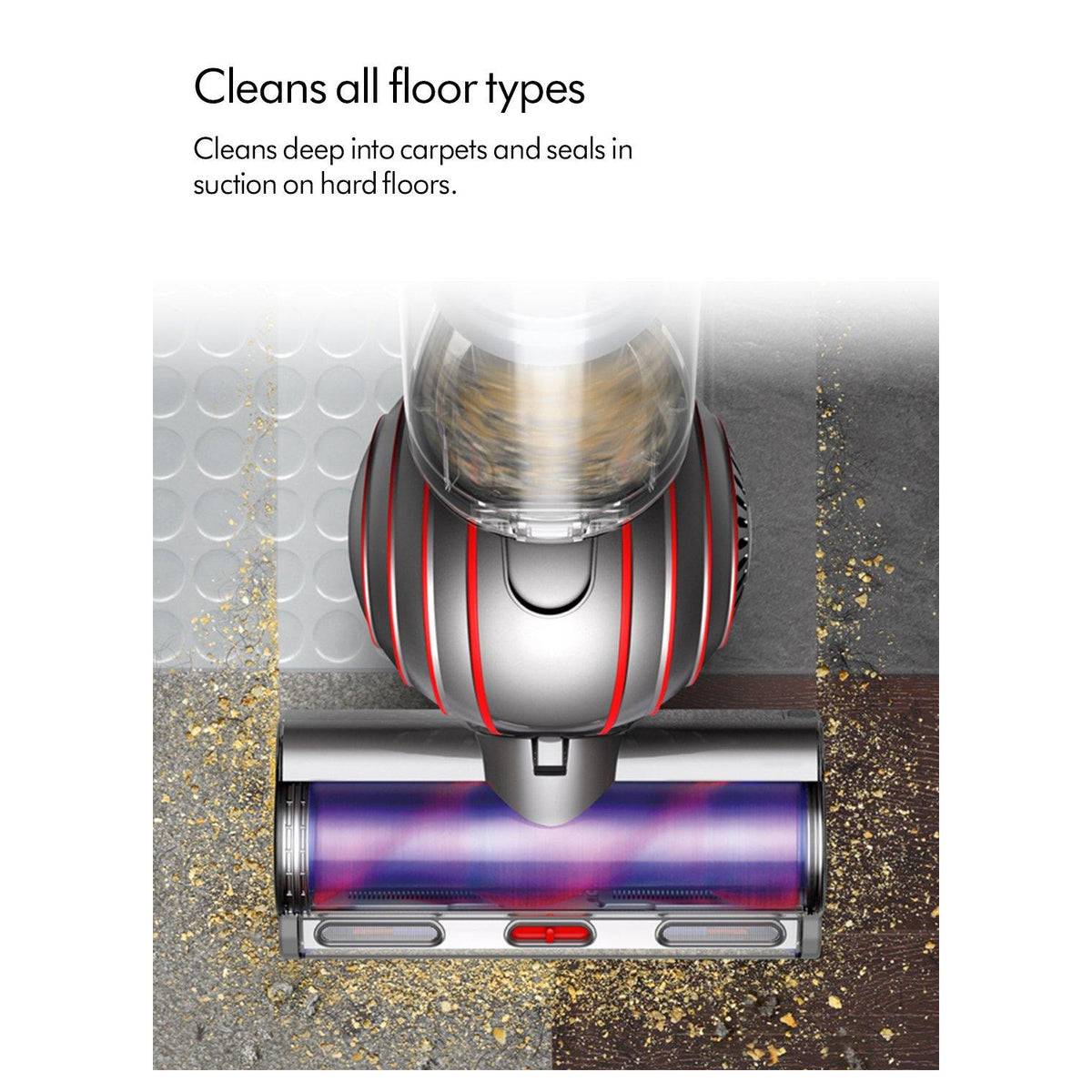 Dyson BALLANIMALORIG Upright Vacuum Cleaner - Nickel/Silver