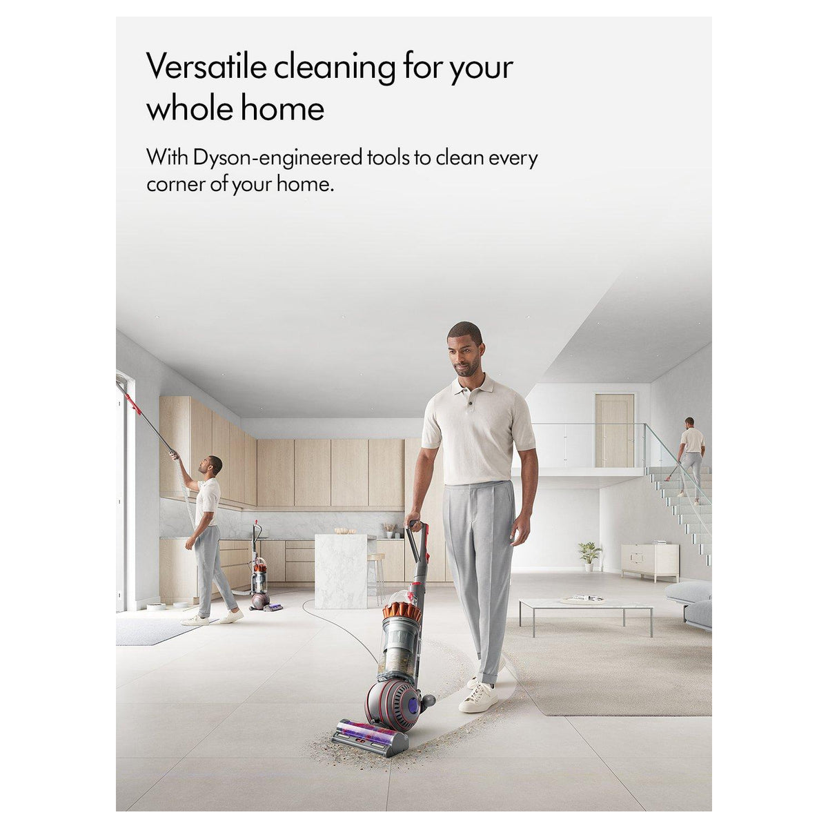 Dyson BALLANIMALORIG Upright Vacuum Cleaner - Nickel/Silver