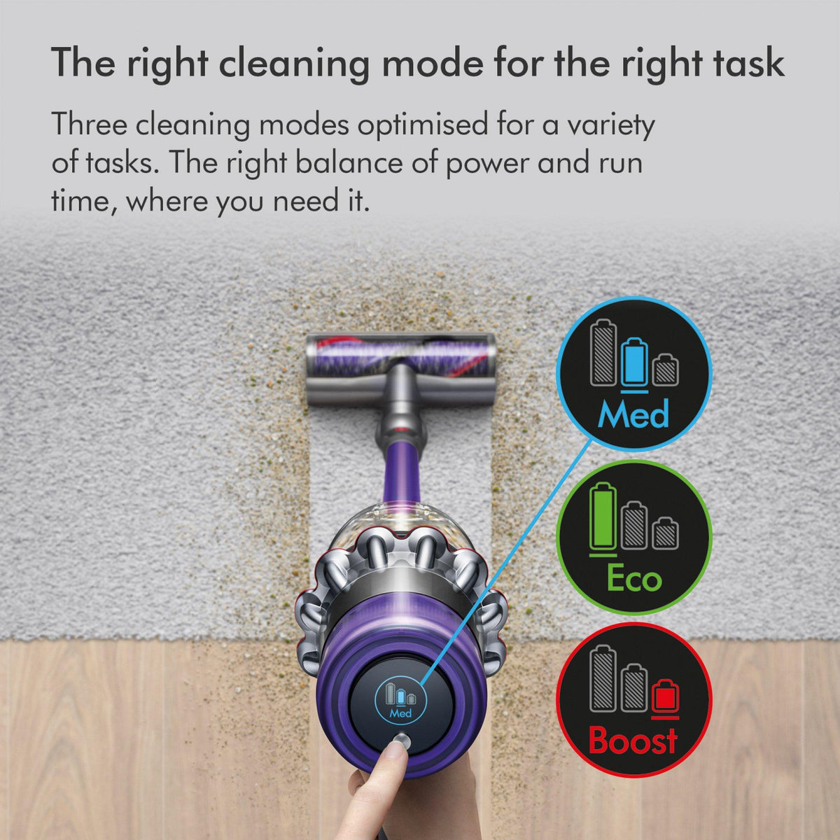 Dyson V11ADVANCED-24 Vacuum Cleaner - Nickel/Purple