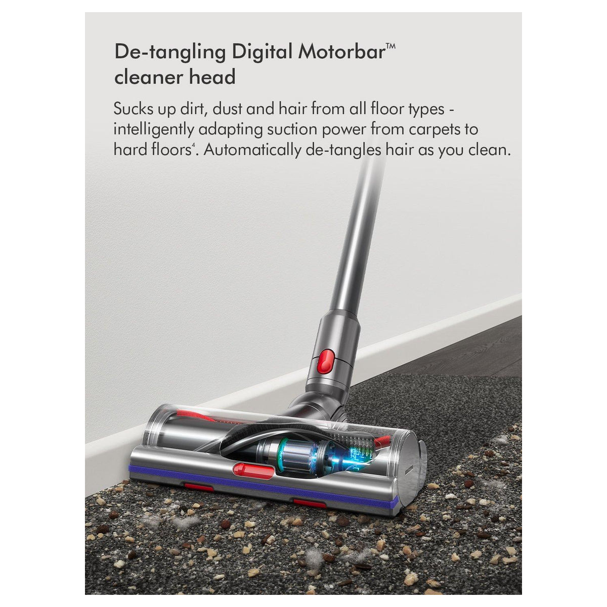 Dyson V15-2024 Cordless Vacuum - 60 Minutes Run Time - Yellow/Nickel