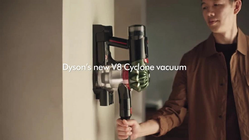 Dyson V8CYCLONENEW Cordless Vacuum with Furniture Cleaning Kit - 60 Minutes Run Time - Black/Green