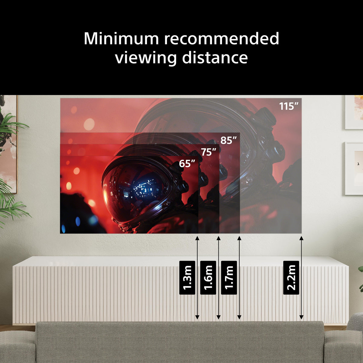 Sony BRAVIA 9 II viewing distance