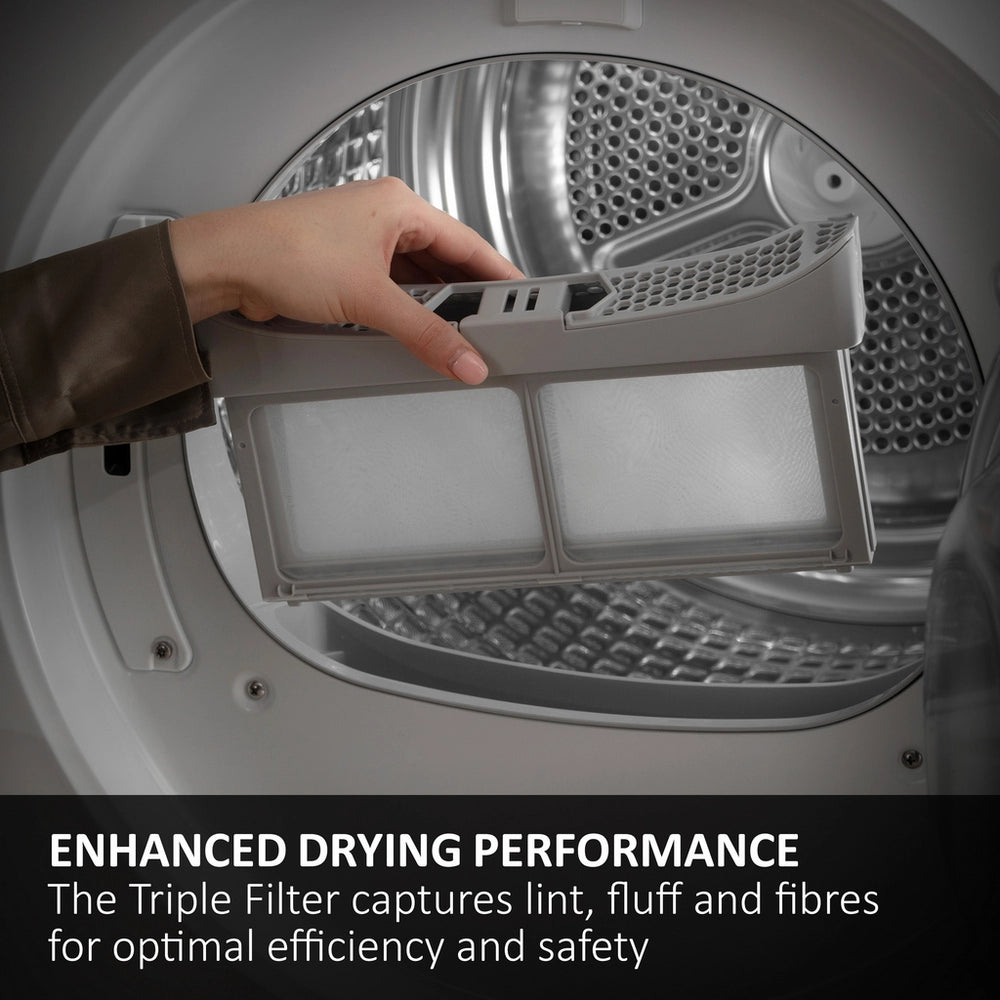 HAIER X Series 5 Plus HD90 D357AGU1-U WiFi-enabled 9kg Heat Pump Tumble Dryer - Graphite