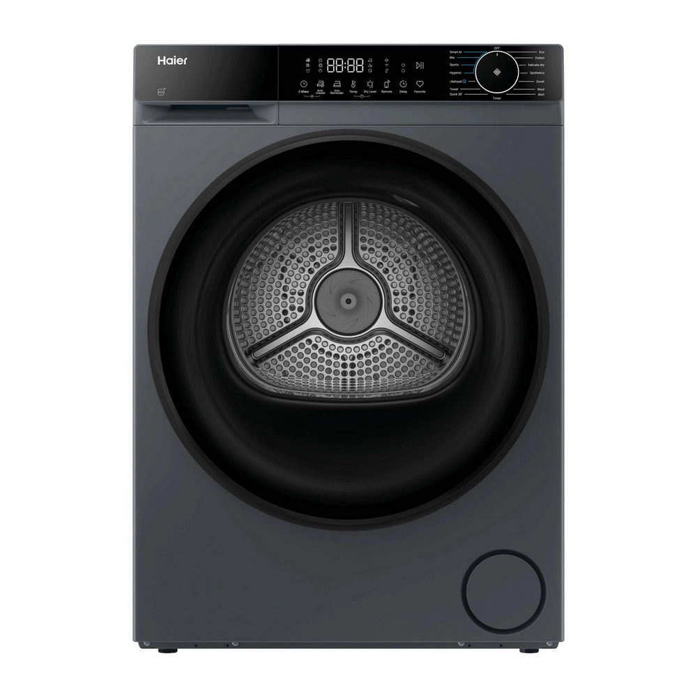 Haier HD90-D357U1G-UK 9kg Heat Pump Tumble Dryer - Graphite