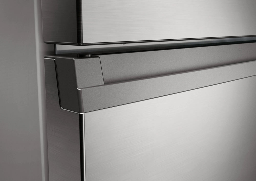 Haier 2D 60 Serie 3 HDPR3618DNPK 355L Total No Frost Fridge Freezer - Stainless Steel