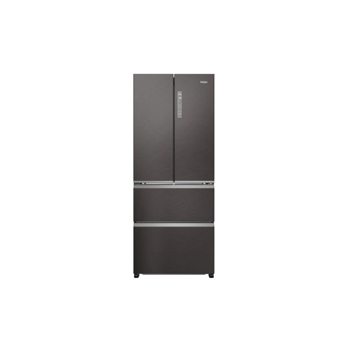 Haier HFR3718ENMD 70cm 60/40 Total No Frost Fridge Freezer - Dark Inox