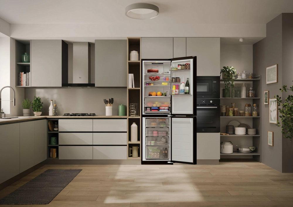 Hoover HONCQ3T518ENTK Total No Frost Fridge Freezer - Black