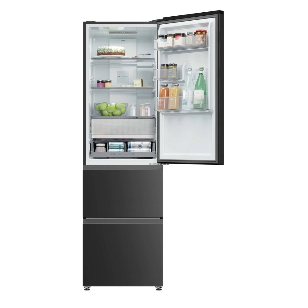 Haier HTR3518ENMTK 60/40 Fridge Freezer - Black