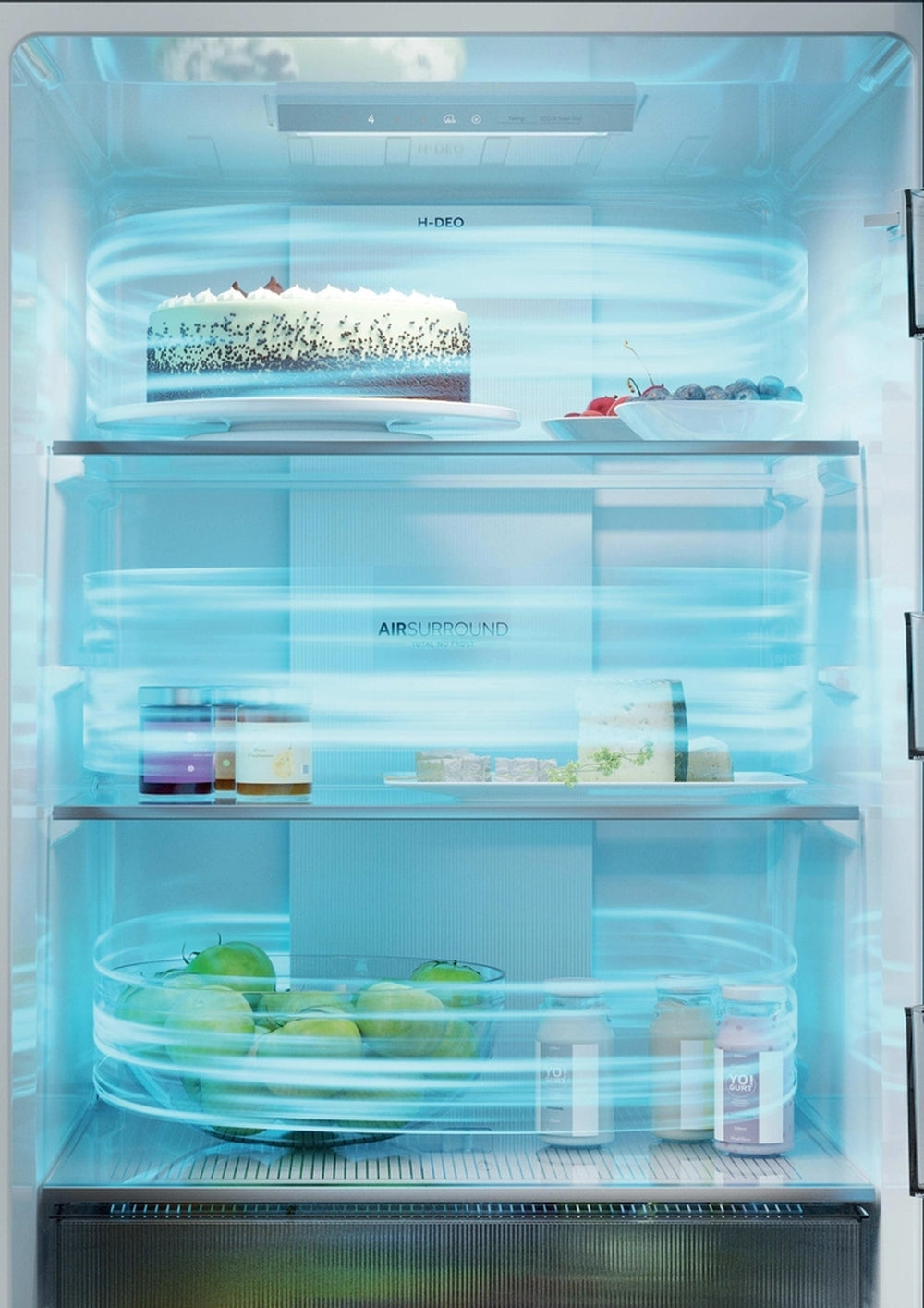 Haier HTR3518ENMTK 60/40 Fridge Freezer - Black