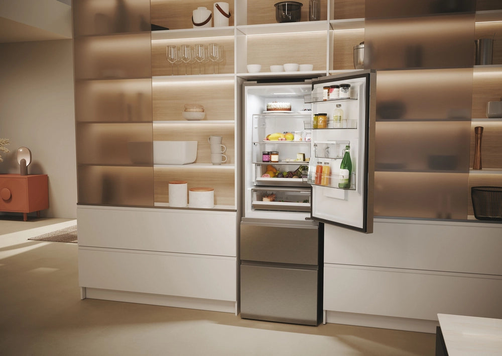 Haier HTW5618EWMG 60/40 Fridge Freezer - Silver